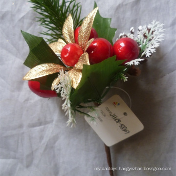 Holiday Christmas Berry Pick Branch Decoration Ornaments